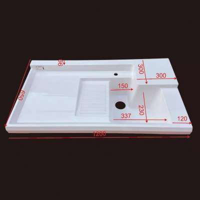 wash basin stone Resin Bathroom Wall Hanging Hand Wash Basinsolid surface table top bathroom  artificial stone