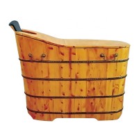 Japanese style Deep Wooden Bathtubs Single Adult Soak Bath Tubs K-9504