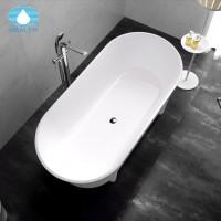 Factory Price Luxury White Acrylic Rectangle Shower Bathtub