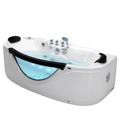 2 person bathtub Luxury massage  whirlpools clear acrylic massage bathtub  family domestic tub house bathtub 1.5M1.6M1.7M1.8M