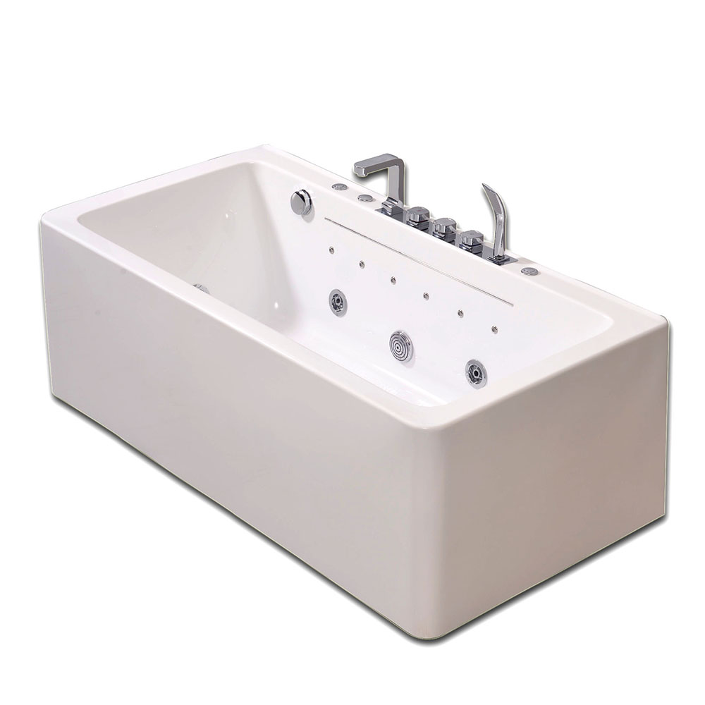 Top sell most popular whirlpool acrylic bathtub for adult  High quality massage acrylic corner bathtub whirlpool and air spa