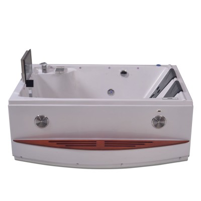 Top sell most popular whirlpool acrylic bathtub for adult  High quality massage acrylic corner bathtub whirlpool and air spa